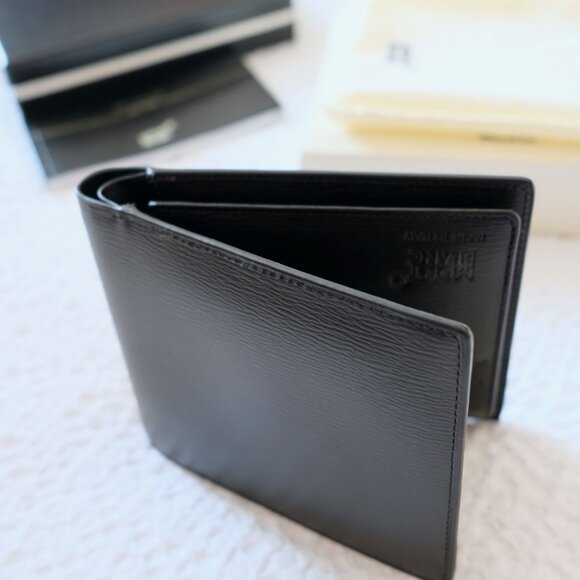 MONT BLANC Westside Black 12cc Bifold Wallet NEW - Picture 10 of 14